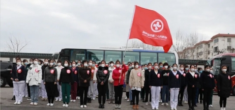 春暖花開，英雄歸來！葫蘆島市第二人民醫(yī)院支援綏中醫(yī)療隊凱旋而歸~